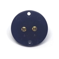 2 pins plate for QR (Male part)
